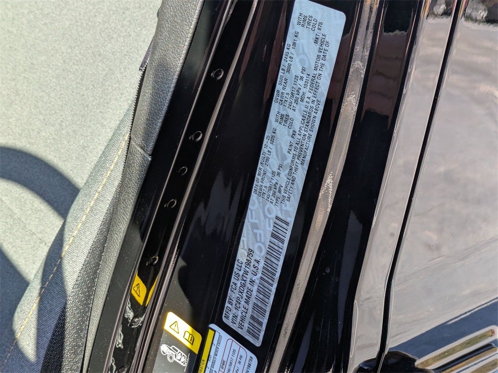 2026 Jeep Wrangler WRANGLER 4-DOOR SPORT