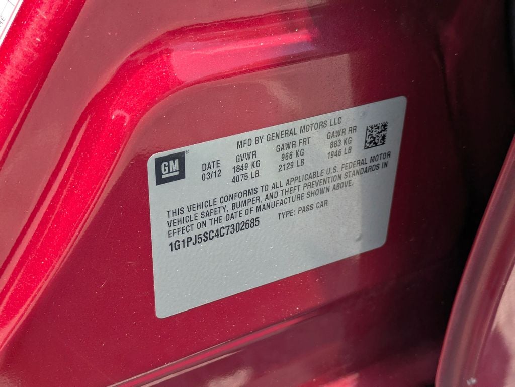 2012 Chevrolet Cruze ECO