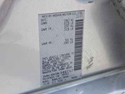 2024 Nissan Altima SV FWD