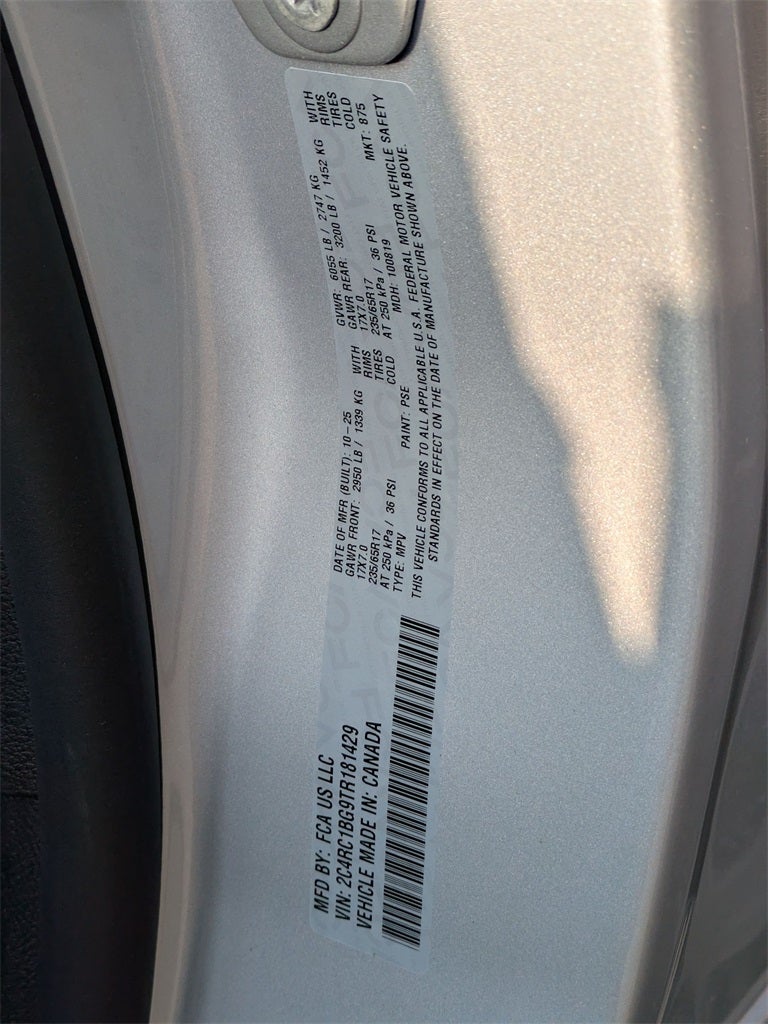 2026 Chrysler Pacifica PACIFICA SELECT