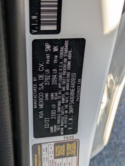 2022 Kia Forte GT-Line