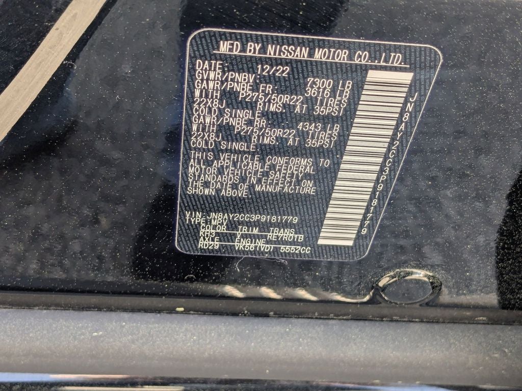2023 Nissan Armada Platinum 2WD